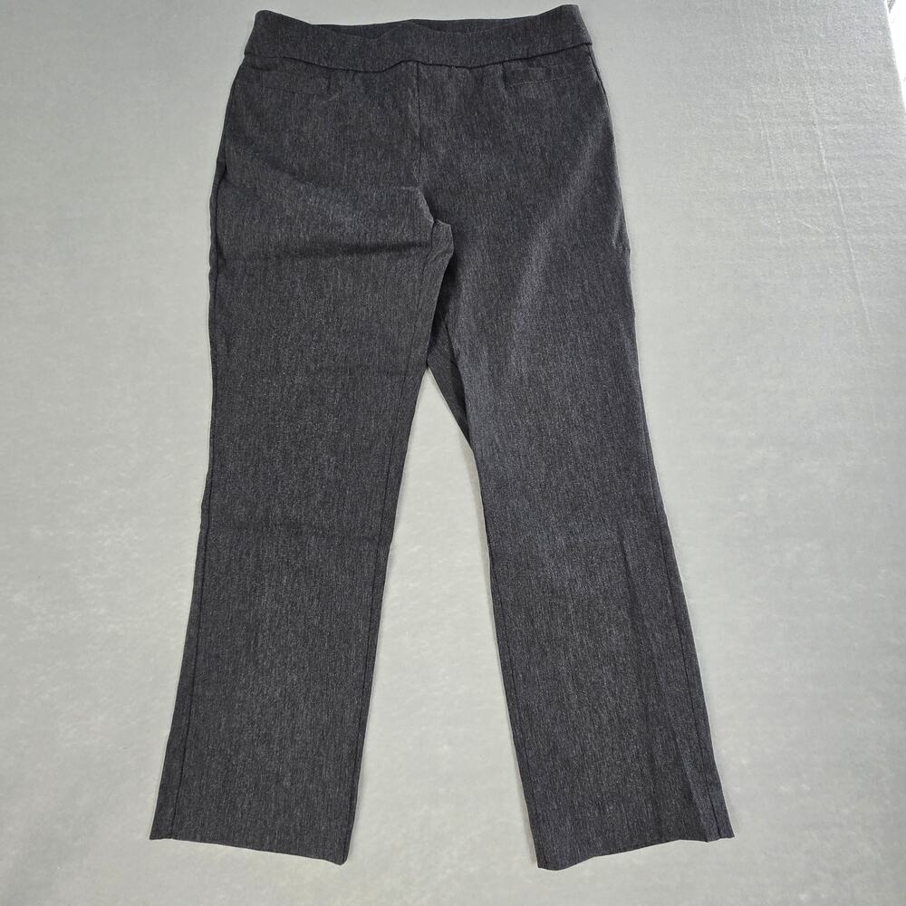 Croft & Barrow Perfectly Slimming Stretchy Straight Leg Pull-On Pants 10 SHORT